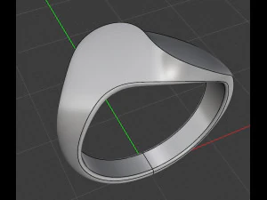 Anillo de doble cara Modelo de impresión 3D