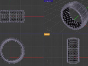 grid ring 3Dモデル