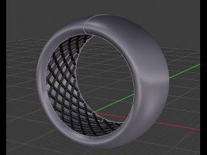 grid ring 3Dモデル