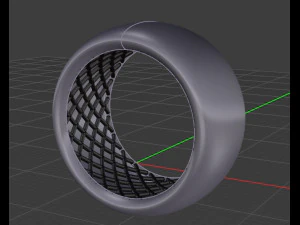 anello della griglia Modello 3D
