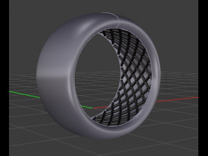 grid ring 3Dモデル
