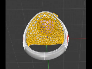 caduceous ring 3D Print Model