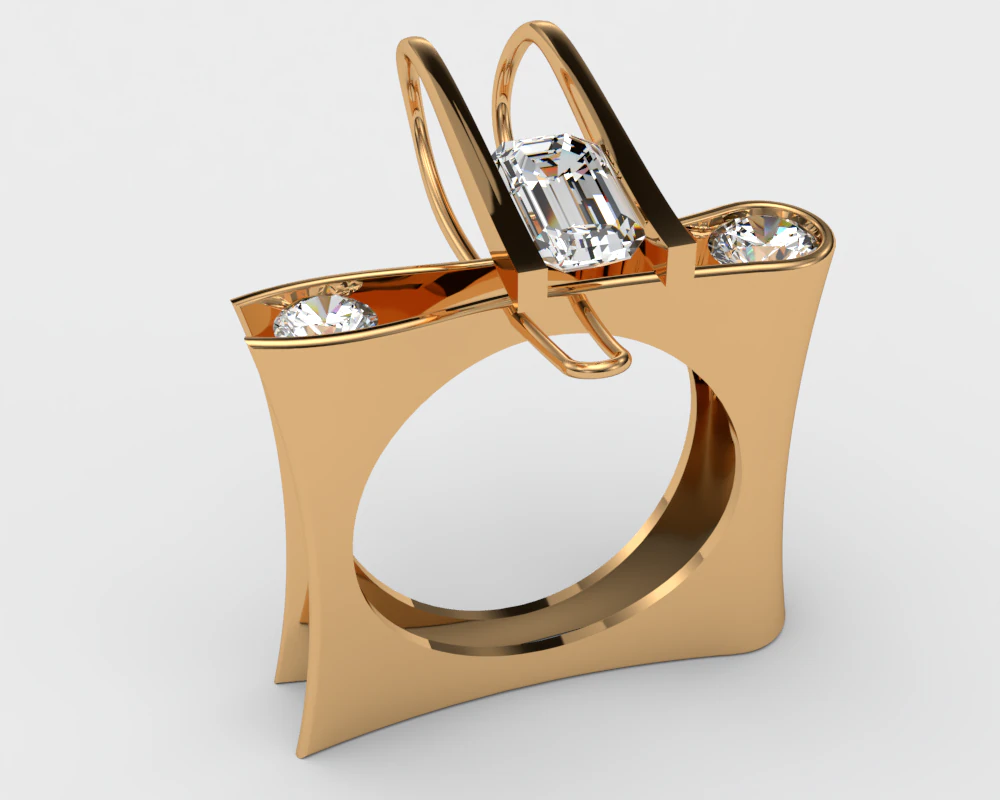 tension ring 3D Print Model .c4d .max .obj .3ds .fbx .stl .blend