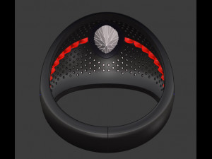 Pave ring 3D 프린트 모델