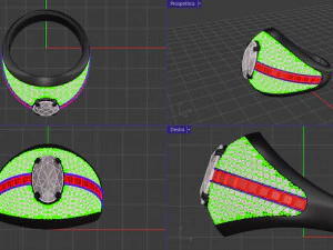 Pave ring 3D Print Model