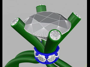 solitaire ring 3D Print Model