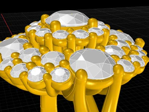 Basket ring 3D Print Model