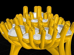 Basket ring 3D Print Model