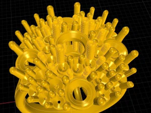 Basket ring 3D Print Model
