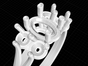 Oval stone ring 3D Принт Модель