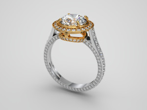 Diamond ring 3D-Druckmodell