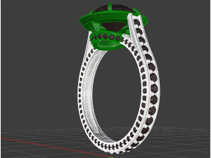 Diamond ring Model do druku 3D