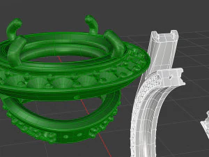 Diamond ring 3D Print Model