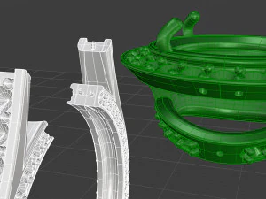 Diamond ring 3D Print Model