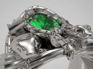 Barahir Ring 3D Принт Модель
