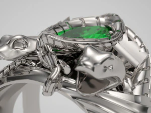 Barahir Ring 3D Print Model