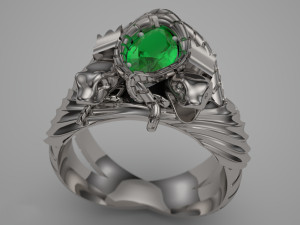 Barahir Ring 3D-Druckmodell