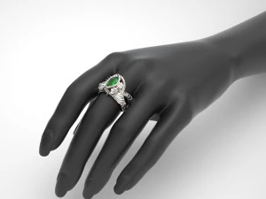 Barahir Ring 3D Print Model