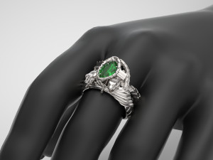 Barahir Ring 3D Принт Модель
