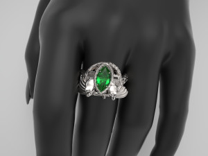 Barahir Ring 3D Принт Модель