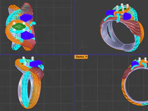 Barahir Ring 3D Print Model