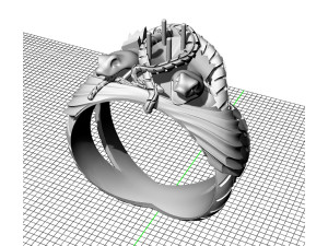 Barahir Ring 3D Принт Модель