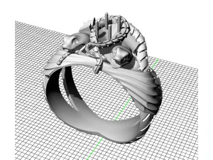 Barahir Ring 3D Print Model