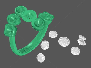 Contrarier ring 3D Print Model