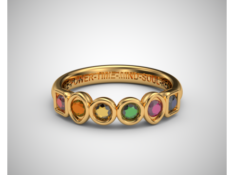 Thanos Ring Model Cetak 3D