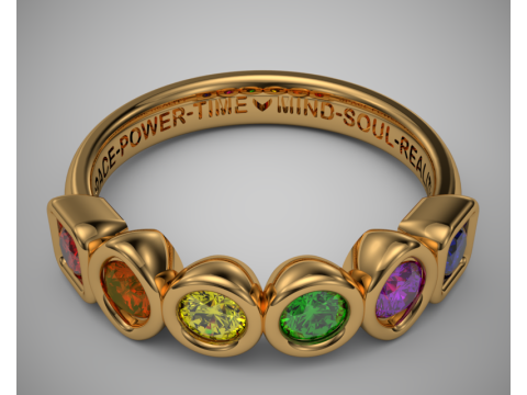 Thanos Ring Model Cetak 3D