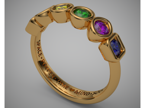 Thanos Ring Model Cetak 3D