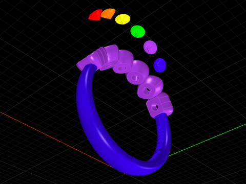 Thanos Ring Model Cetak 3D
