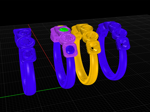 Thanos Ring Model Cetak 3D