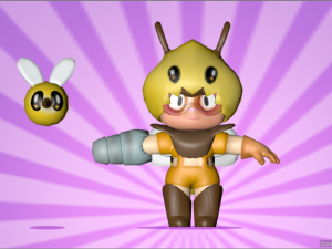 super bea Modello 3D