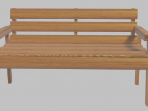 bench Model 3D