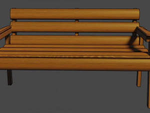 长椅 3D 模型