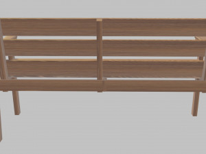 bench Model 3D