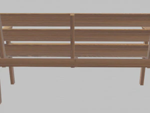 长椅 3D 模型