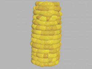 ma&iuml;s Modèle 3D