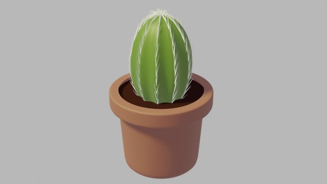 cactus 3D Model .c4d .max .obj .3ds .fbx .stl .blend 