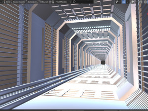 the corridor 3Dモデル