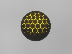 glowing ball Modelo 3D