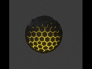 glowing ball Modelo 3D