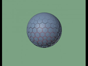 glowing ball Modelo 3D