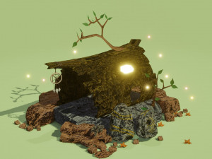 shaman house 3D-Modell