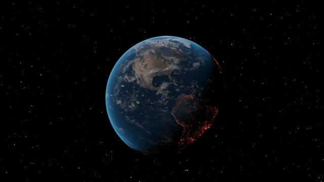 earth and stars Modelo 3D .c4d .max .obj .3ds .fbx .stl .blend 