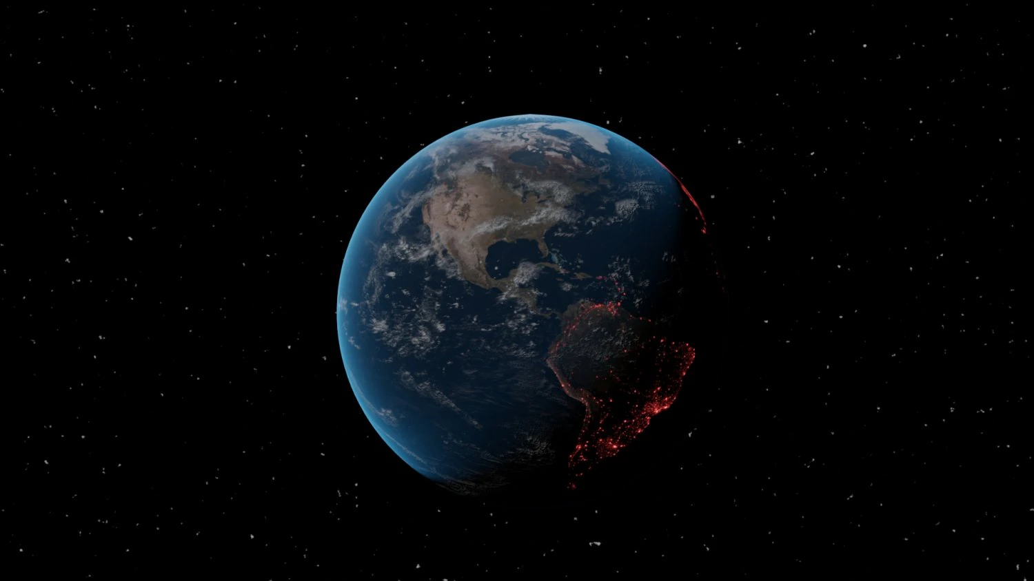 earth and stars 3D Model .c4d .max .obj .3ds .fbx .stl .blend