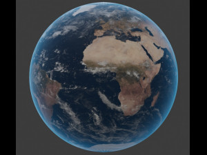 earth and stars Modelo 3D