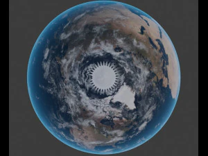 earth and stars 3D Model