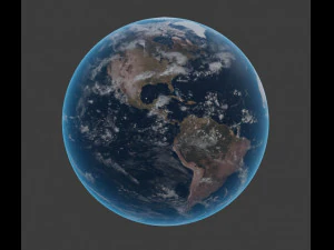 earth and stars 3D Model